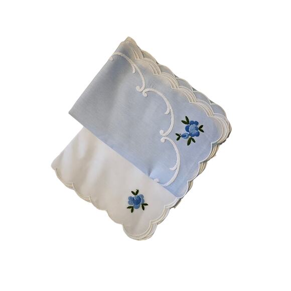 Set of 4 Embroidered Place Mats Vintage See Description - Picture 8 of 10